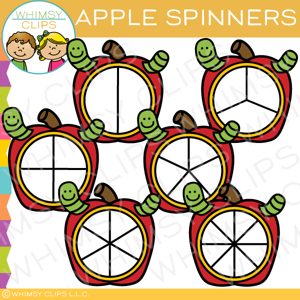 Apple Spinners Clip Art