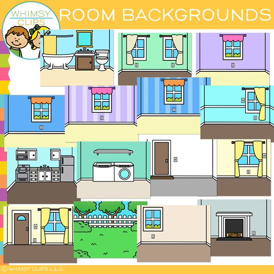 House Room Backgrounds Clip Art