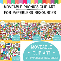 Moveable Phonics Clip Art Bundle